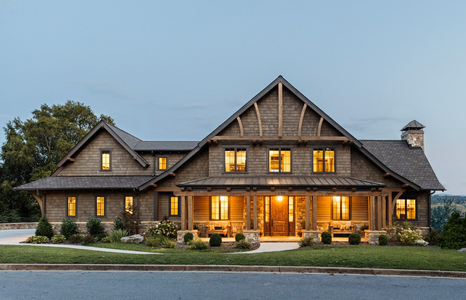 East Tennessee Modern Rustic Exterior