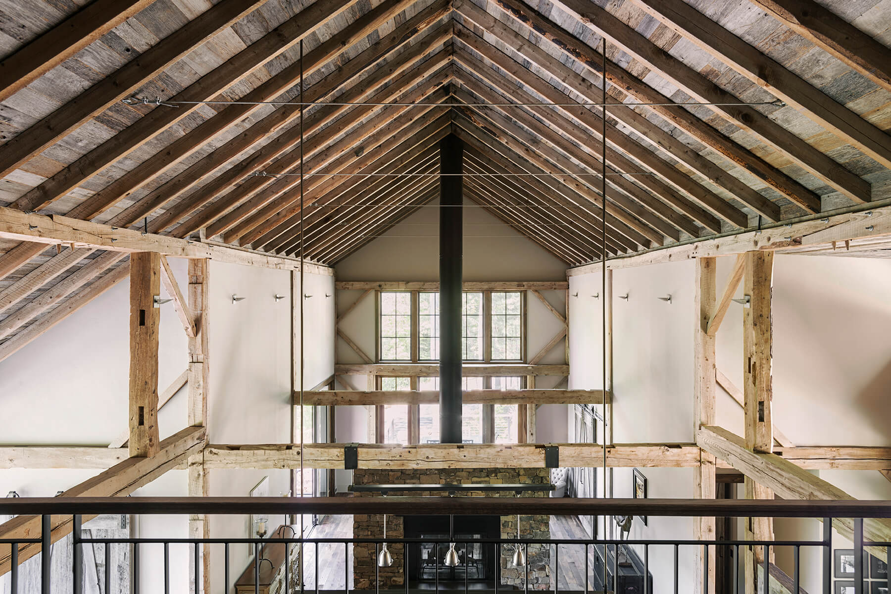 The Beaucatcher timber barn architectural build