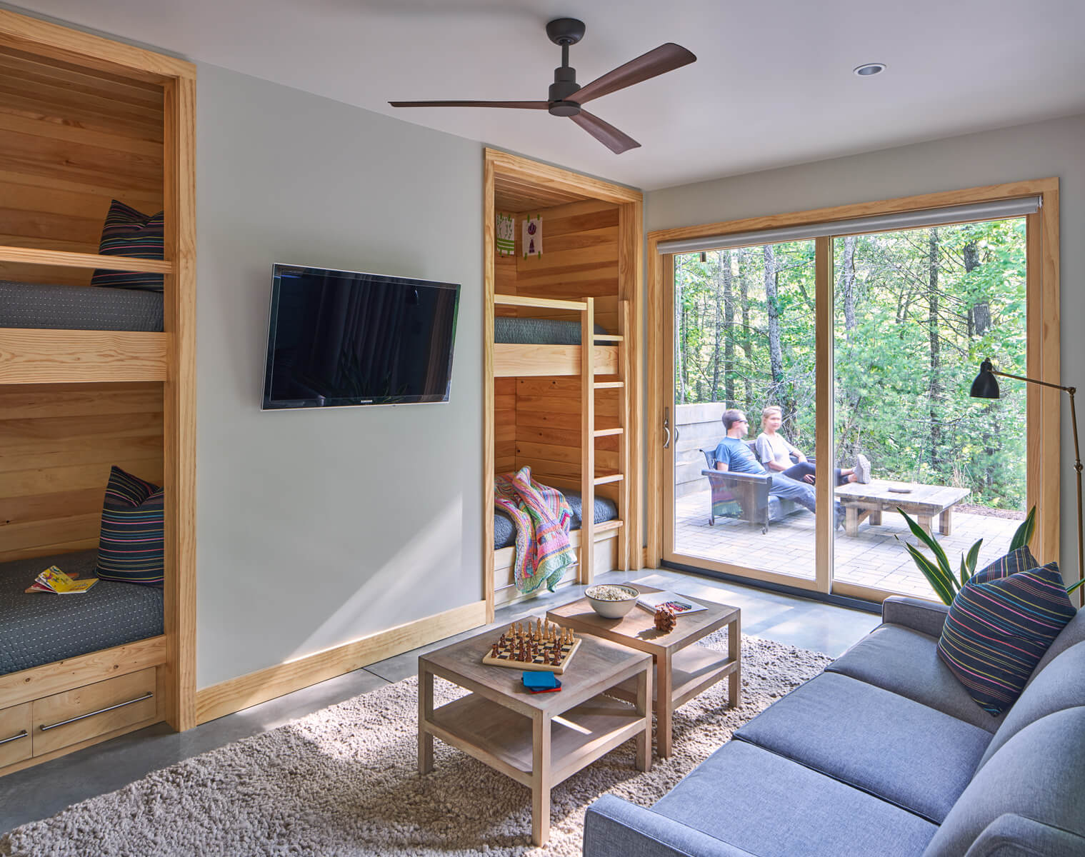 The Camp Campos interior architectural home design in Western North Carolina